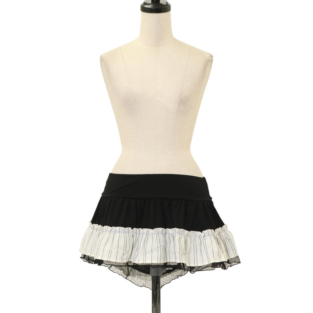 Dimmoire サイドフリルミニスカート ストライプ USED】ストライプフリルミニスカート | MA*RS Wunderwelt Online Shop