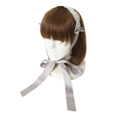 USED】Dolly Ribbon ヘッドドレス（黒×オフ白） | ALICE and the