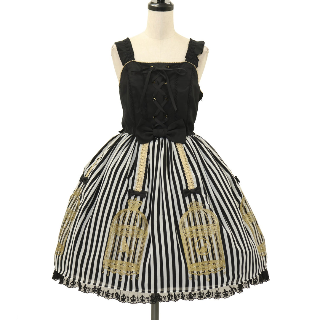 蛙*迄様 2011年頃お嬢様のパーティジャンパースカート クロ USED】Lucienne Dreamジャンパースカート | Angelic Pretty | ロリータ