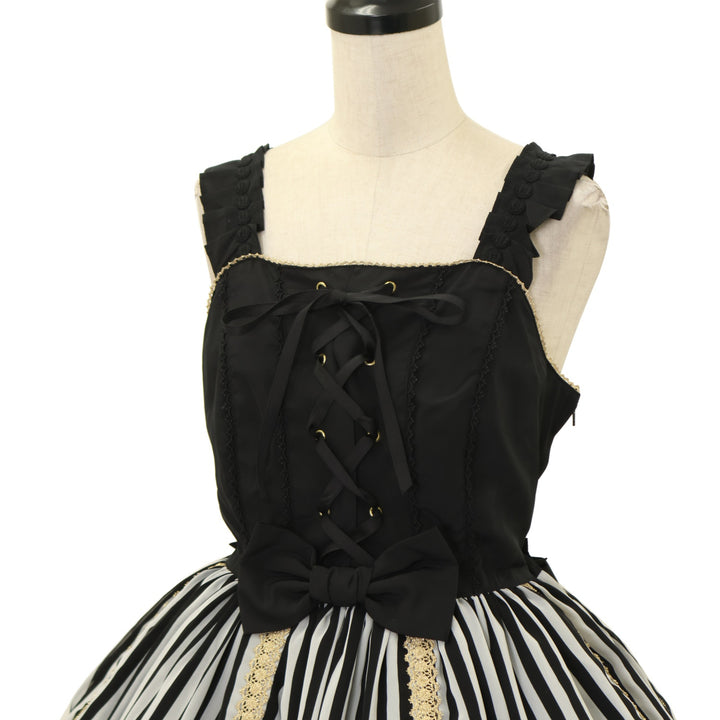 蛙*迄様 2011年頃お嬢様のパーティジャンパースカート クロ USED】Lucienne Dreamジャンパースカート | Angelic Pretty | ロリータ
