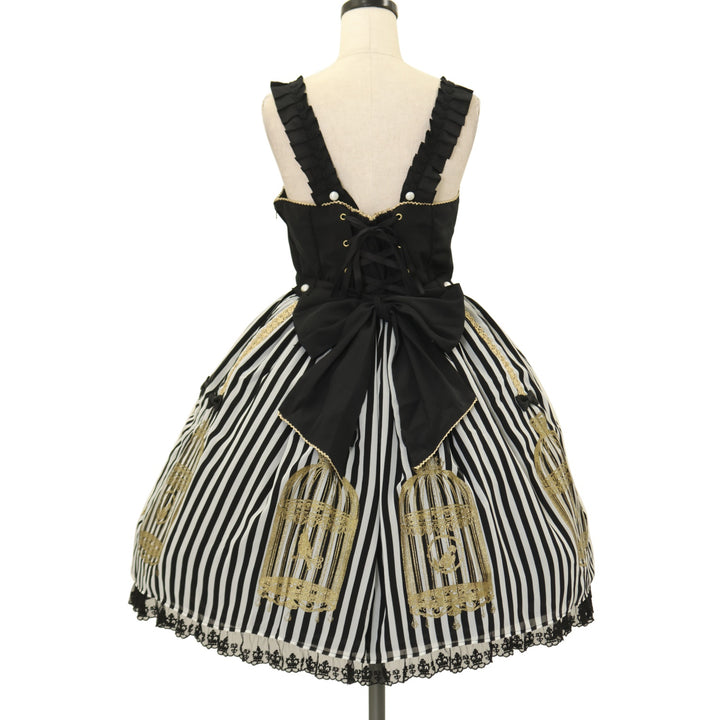 蛙*迄様 2011年頃お嬢様のパーティジャンパースカート クロ USED】Lucienne Dreamジャンパースカート | Angelic Pretty | ロリータ