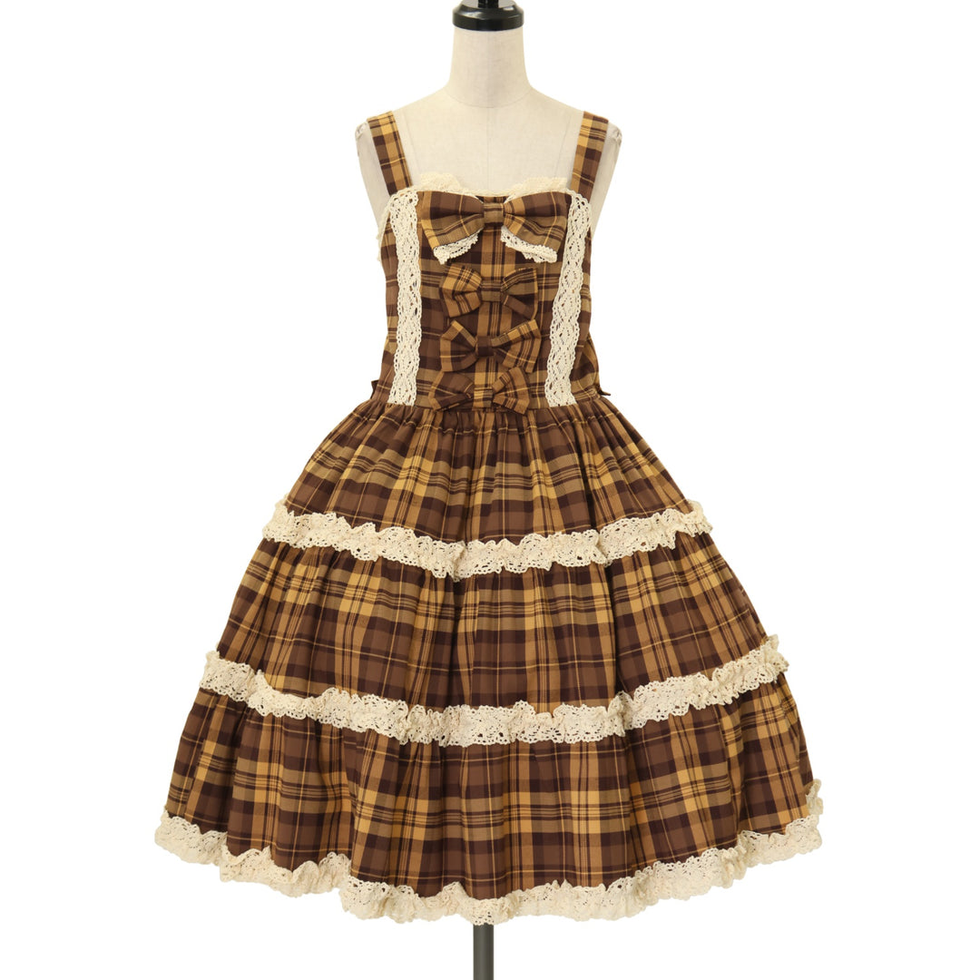 USED】【axes femme kawaii/Mサイズ】タータンチェックジャンスカ