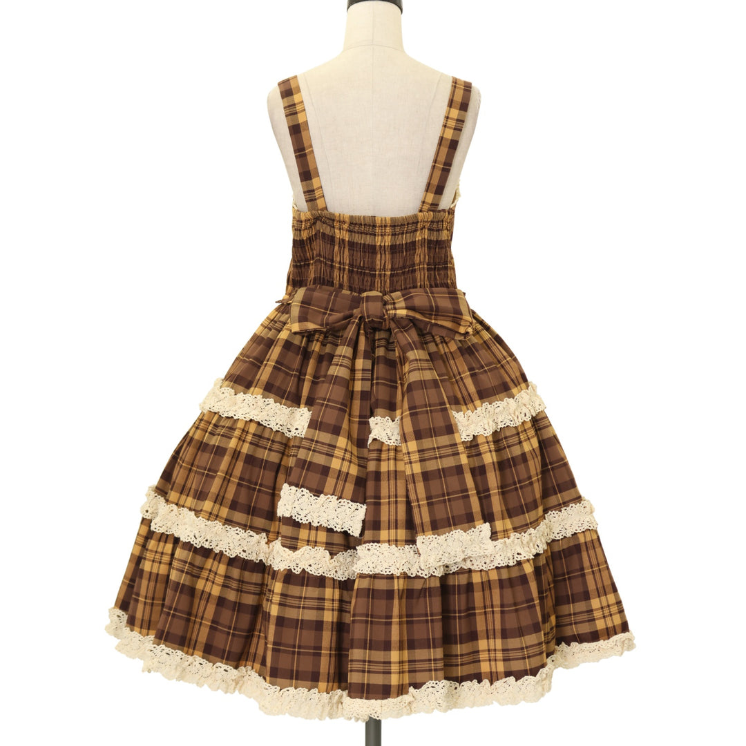 USED】【axes femme kawaii/Mサイズ】タータンチェックジャンスカ