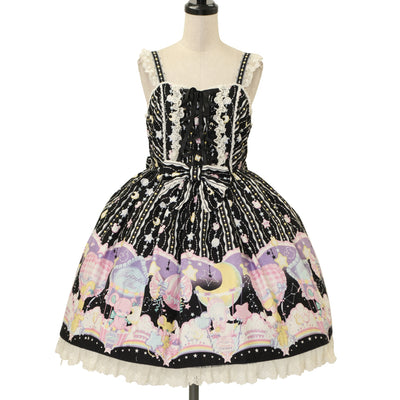USED】French Cafe 切替ジャンパースカートSet | Angelic Pretty