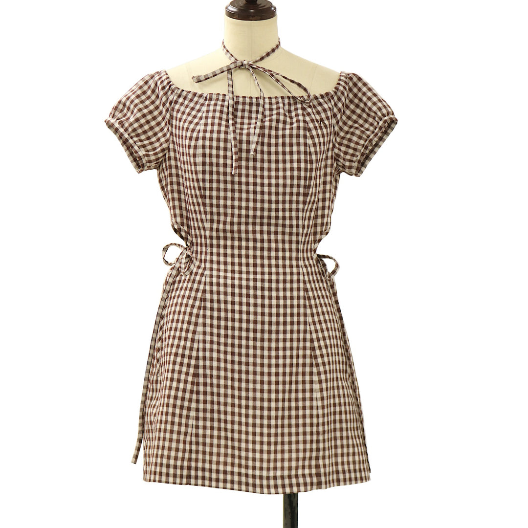 USED】Becky check mini dress | ANDMARY Wunderwelt Online Shop