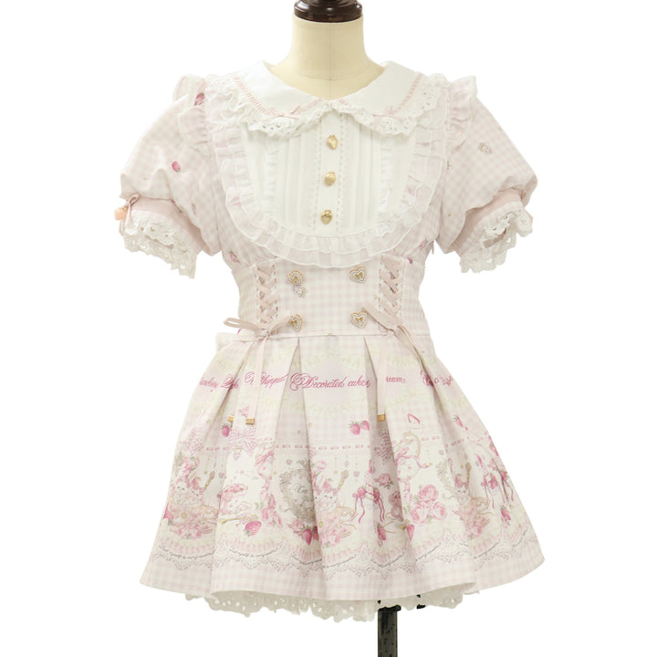 Sweet Gingham Tea Room ワンピース / LIZLISA USED】Sweet gingham tea room柄セットアップ | LIZ LISA Wunderwelt