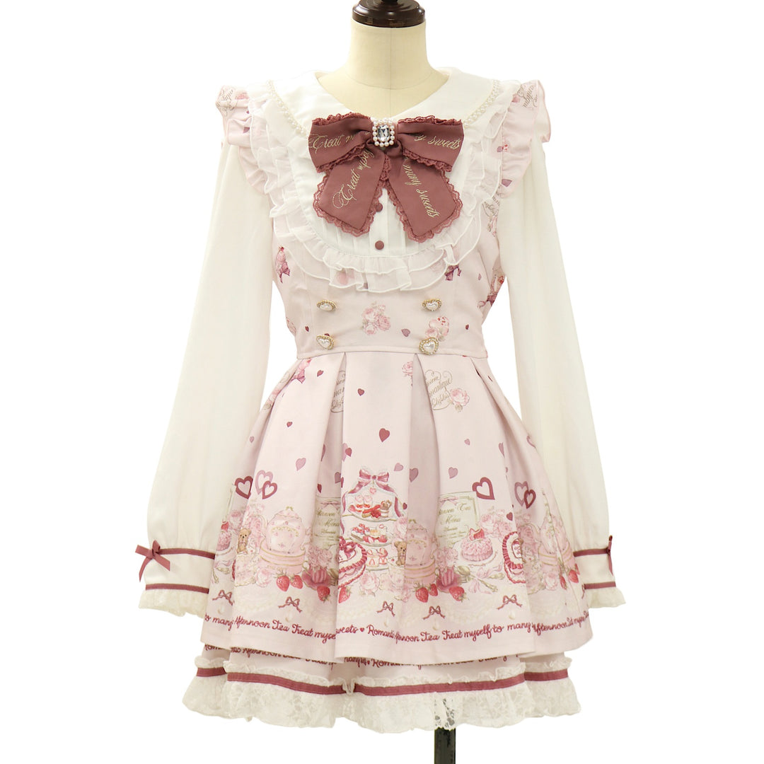 USED】ManyHearts Afternoontea柄セットアップ（長袖） | LIZ LISA