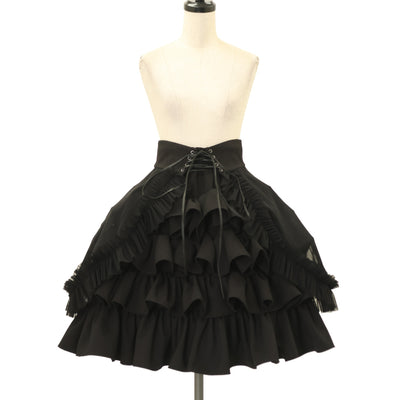 USED】ふわふわいちごシフォンスカート | Angelic Pretty Wunderwelt