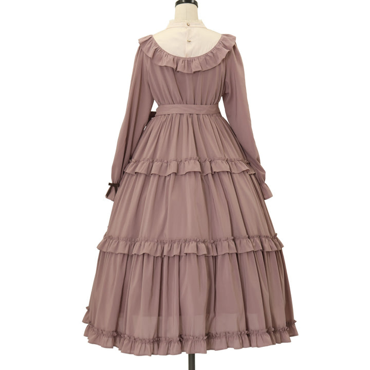 USED】【axes femme kawaii/Mサイズ】クラシカルフリルロングワンピ