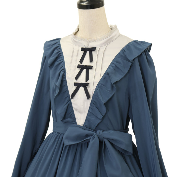 USED】【axes femme kawaii/Mサイズ】クラシカルフリルロングワンピ