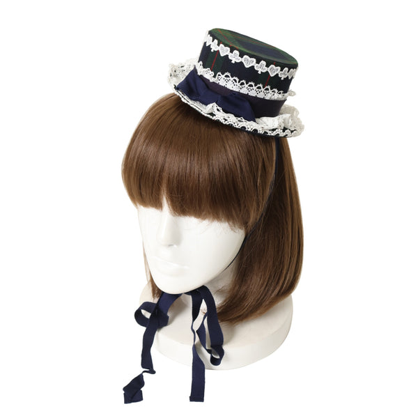 USED】タータンチェックドレスハット | Angelic Pretty Wunderwelt
