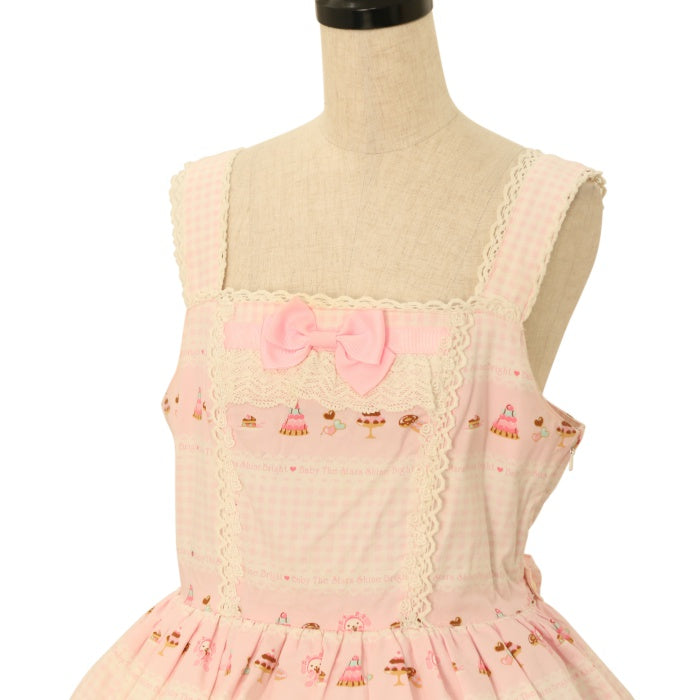 USED】うさくみゃスイーツ柄ジャンパースカート | BABY, THE STARS