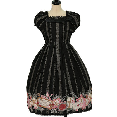 USED】薔薇柄バッスルジャンパースカート | millefleurs | ロリータ  