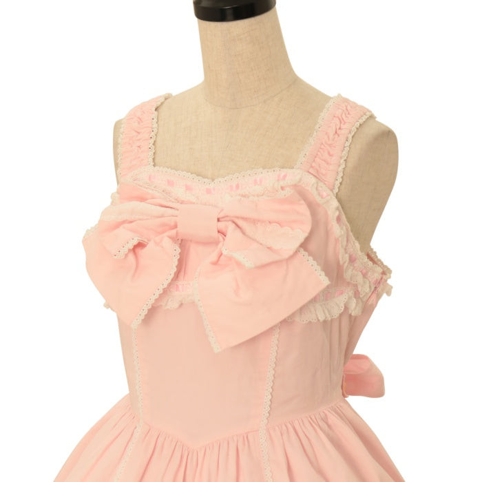 USED】胸元切替スカラップフリルジャンパースカート | Angelic Pretty