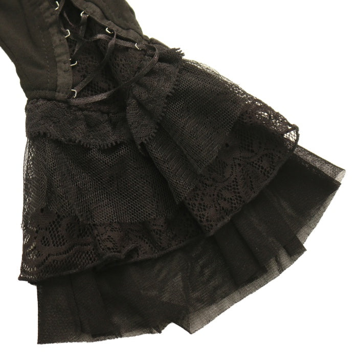 【期間限定値下げ】ozz croce アームカバー USED】croce バラ刺繍レースアップアームカバー | Ozz On
