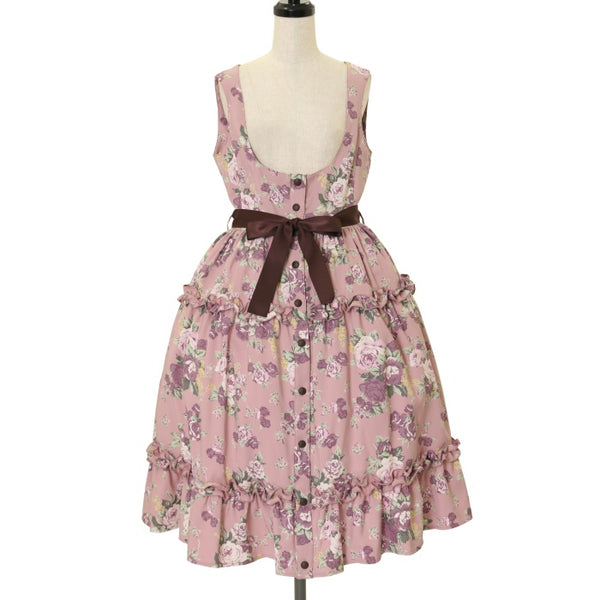 【訳あり・美品】innocent world ティアードジャンパースカート 訳あり・美品】innocent world ティアードジャンパースカート