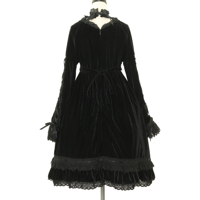 baby シャーリングベロアワンピース ロリィタ ロリータ ゴスロリ 懐古 baby シャーリングベロアワンピース ロリィタ ロリータ ゴスロリ 懐古