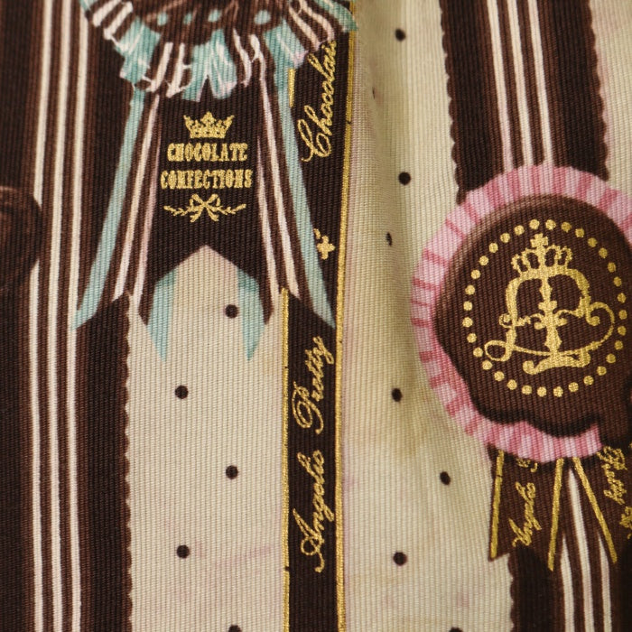 【最終値下げ】アンプリ Chocolate Rosetteスカート【未使用】 最終値下げ】アンプリ Chocolate Rosetteスカート【未使用】
