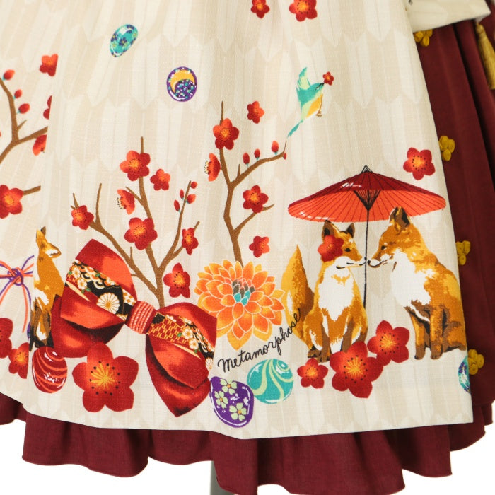 USED】春告げ鳥の恋うらら プリーツ ジャンパースカート USED】春告げ鳥の恋うらら プリーツ ジャンパースカート