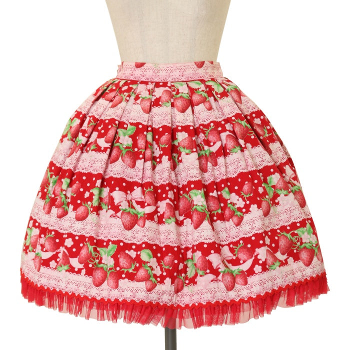USED】いちごミルフィーユスカート | Angelic Pretty Wunderwelt