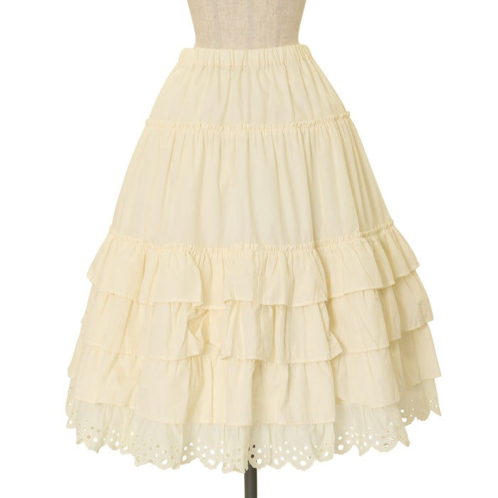 ヴィクトリアンメイデン｜コットンフリルロングペチコート