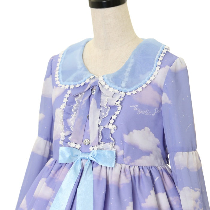 USED】Misty Sky Brilliant ColorワンピースSet（ラベンダー