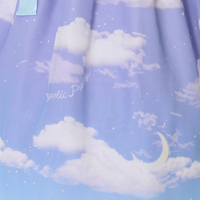 USED】Misty Sky Brilliant ColorワンピースSet（ラベンダー×サックス