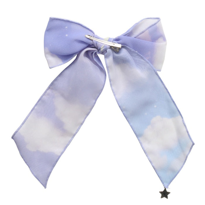 Misty Skyワンピース＆リボンクリップセット ラベンダー×サックス USED】Misty Sky Brilliant ColorワンピースSet（ラベンダー×サックス