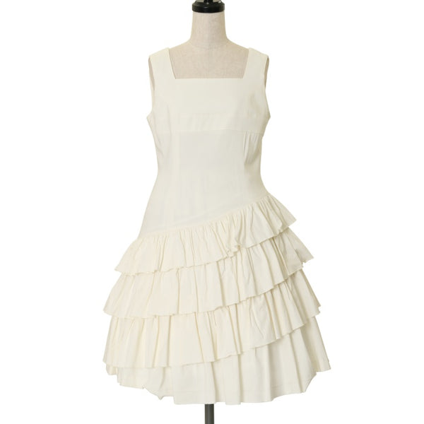 USED】LAPIN AGILL アシンメトリーフリルジャンパースカート | ATELIER