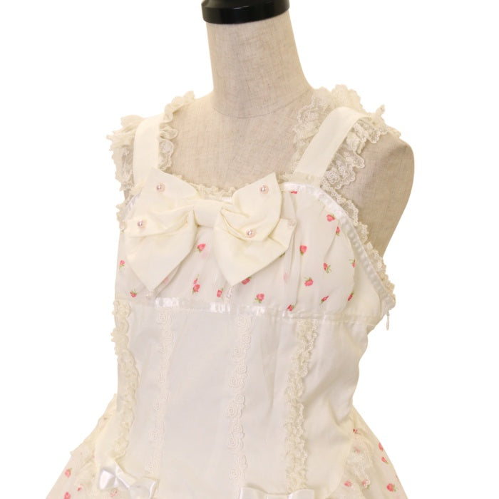 USED】乙女ローズフリルジャンパースカート | Angelic Pretty 