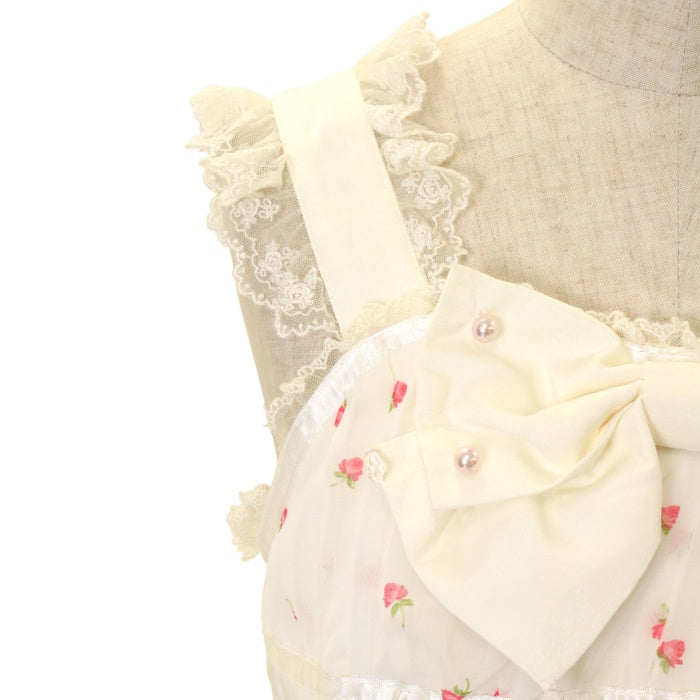 USED】乙女ローズフリルジャンパースカート | Angelic Pretty