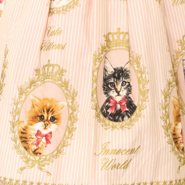 USED】【Mサイズ】グリッターキャットコルセットジャンパースカート