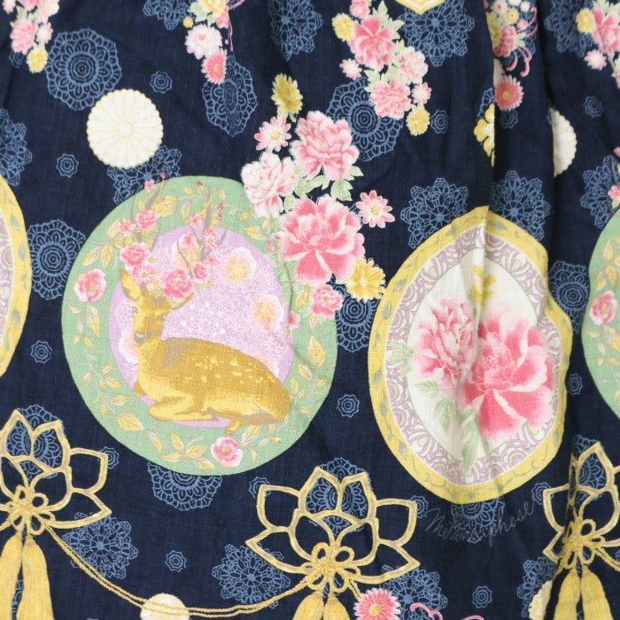 morphose 万華鏡 ジャンスカ 楽天市場】Metamorphose / 花鹿の万華鏡 ジャンパースカート