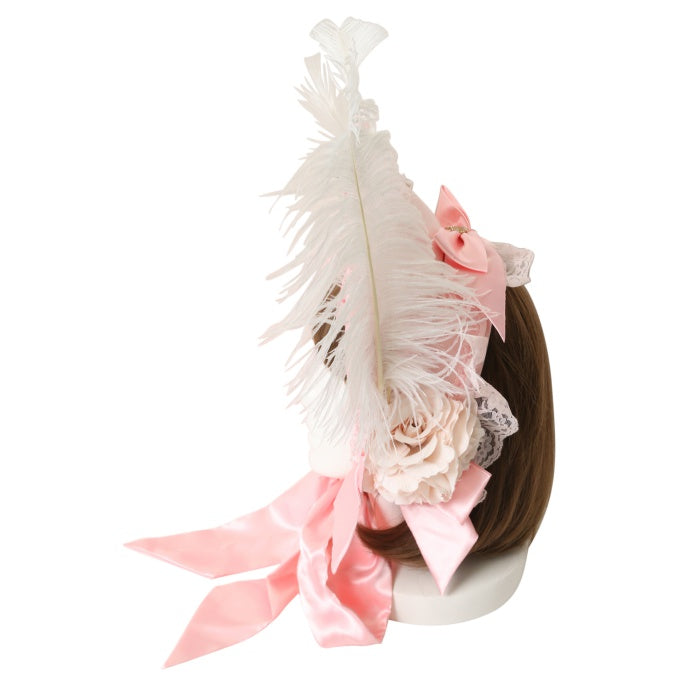 Triple fortuneローズリボン ボンネット　ゴスロリ ロリィタ ロココ 新作，お得 Triple fortune◇ローズリボン ボンネット/ゴスロリ