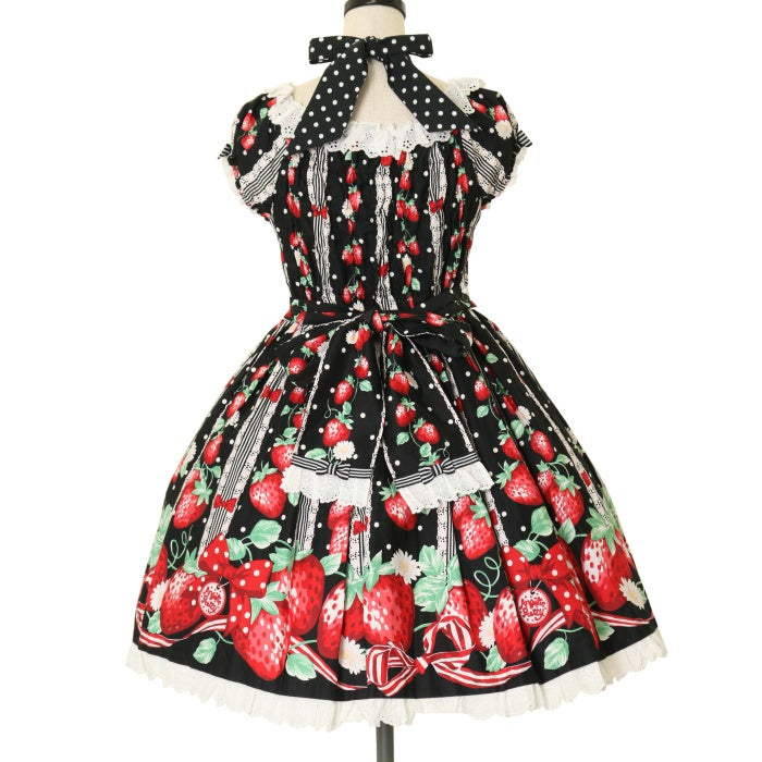 Angelic Pretty 摘みたていちご　ワンピース USED】摘みたていちごワンピース | Angelic Pretty | ロリータ