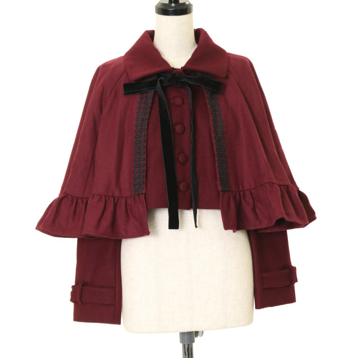 USED】【Mサイズ】Gretel ショートケープコート | Sheglit Wunderwelt