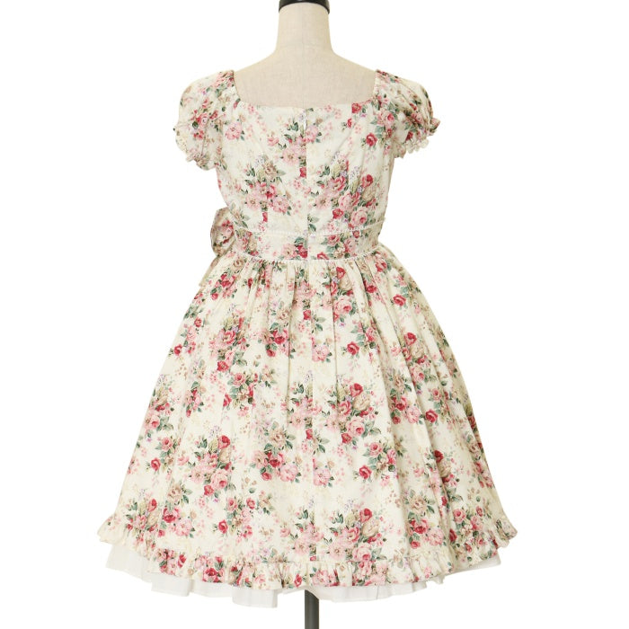 ロココブーケドレス Rococo Bouquet Frill Apron JSK by Victorian Maiden