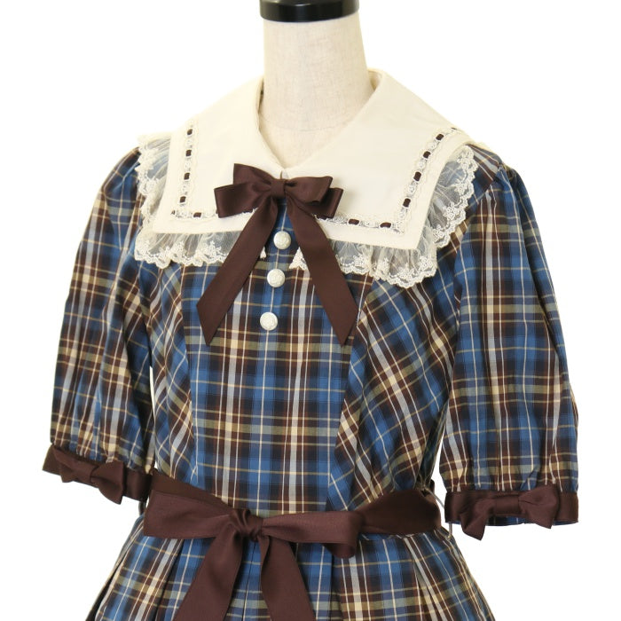 USED】【Mサイズ】マドラスチェック柄ドレス | Innocent World