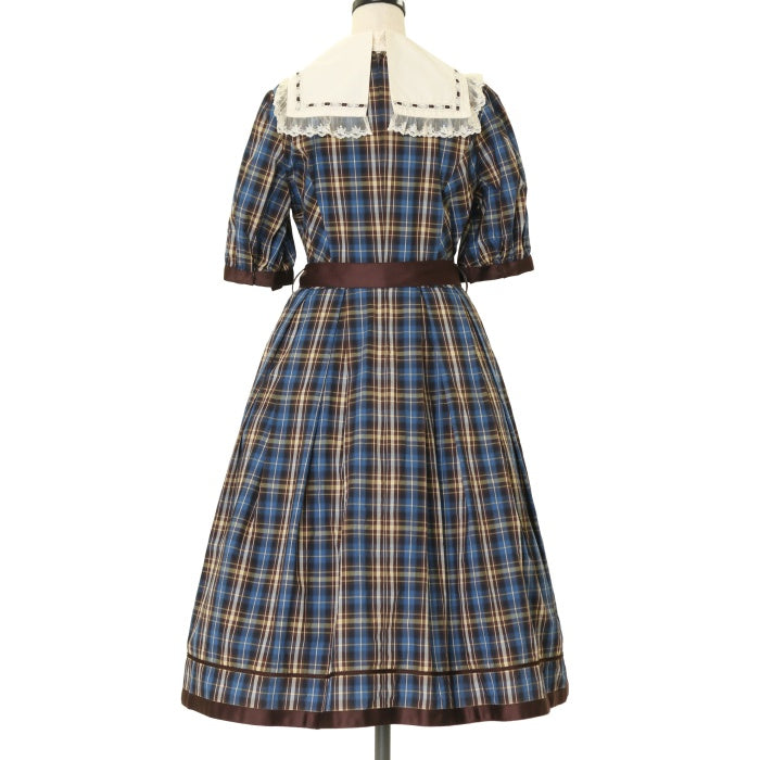 USED】【Mサイズ】マドラスチェック柄ドレス | Innocent World