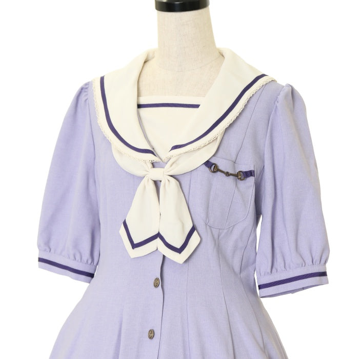 USED】【Mサイズ】サーキュラーセーラーワンピース | Innocent