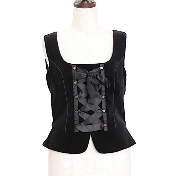 【美品】Jane Marple Dans Le Salon 綿レースビスチェ 美品】Jane Marple Dans Le Salon 綿レースビスチェ