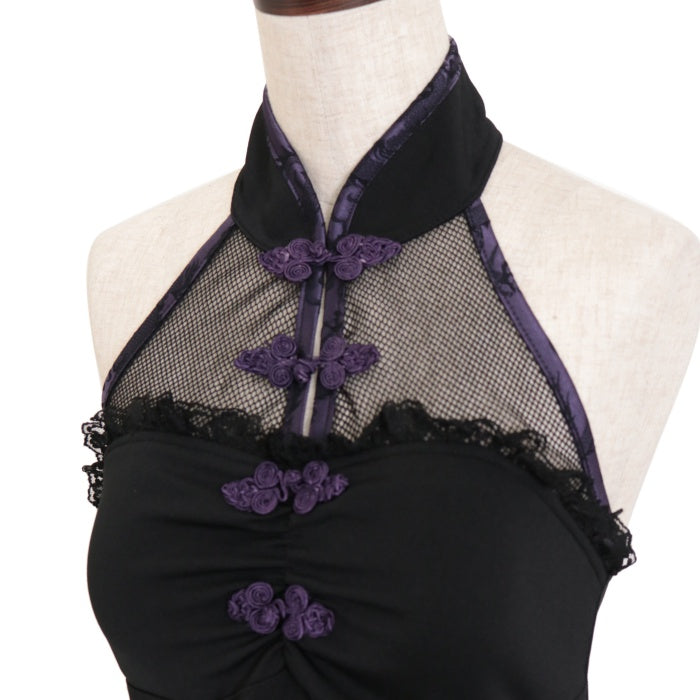 QutieFrash/チャイナホルターキャミ QutieFrash/キューティーフラッシュ】チャイナキャミワンピ【9778-OP