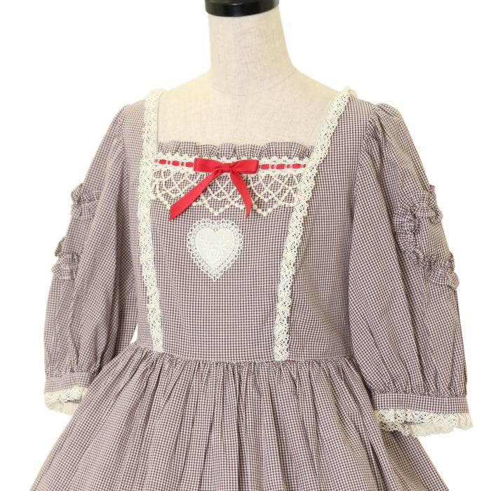 USED】Petit Gingham Heartワンピース | Angelic Pretty USED】Petit Gingham Heartワンピース | Angelic Pretty
