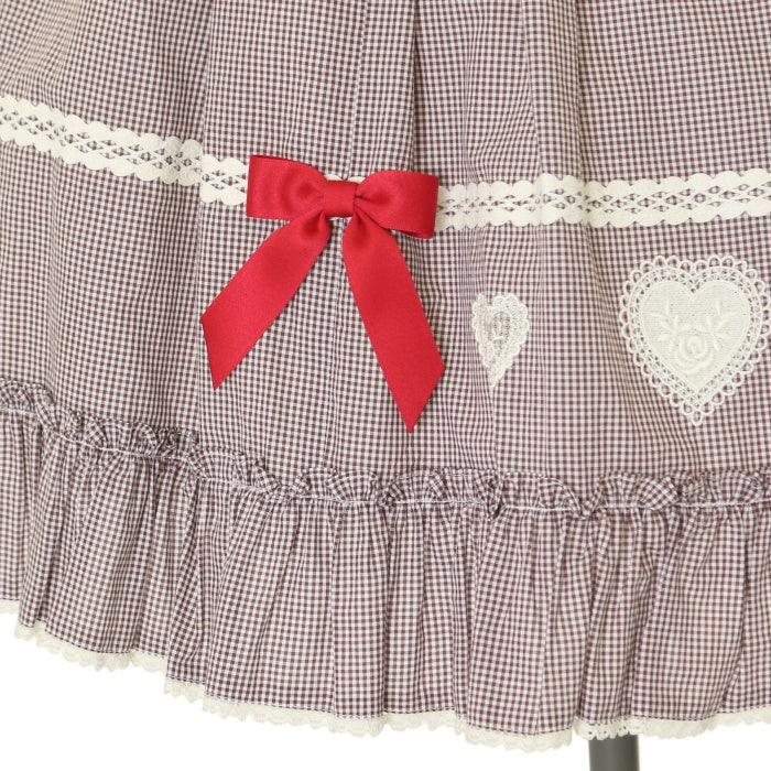 USED】Petit Gingham Heartワンピース | Angelic Pretty | ロリータ