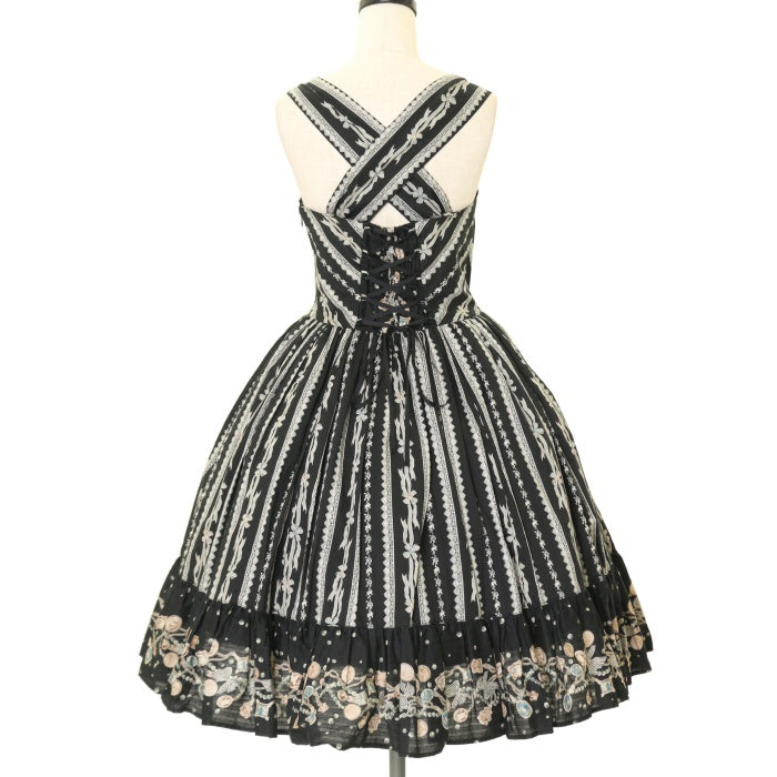 USED】ジュエルリボン ホルターネックドレス | Victorian Maiden