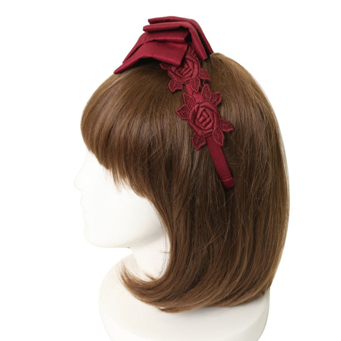 レア！新品*Enchantilly*アントワネットローズスカート＋カチューシャ USED】ローズレースリボンカチューシャ | Enchantlic Enchantilly