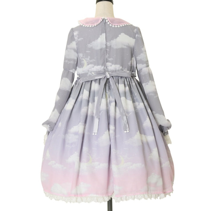 USED】Misty Sky Brilliant ColorワンピースSet (グレー×ピンク ...