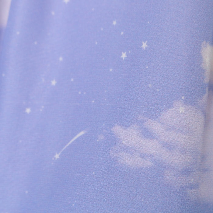 USED】Misty Sky Brilliant ColorワンピースSet (ラベンダー×サックス