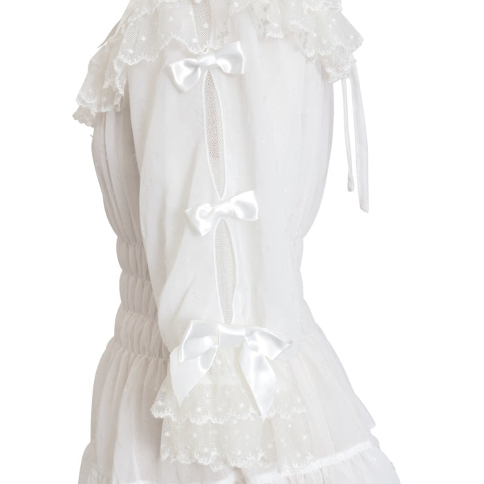 Angelic Pretty - Twinkle Dotシャーリングブラウス Twinkle Dot Shirring Blouse by Angelic Pretty