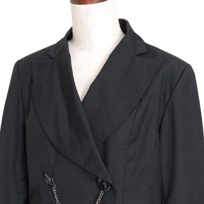 BLACK PEACE NOW アシンメトリー風 フリルジャケット M ブラック